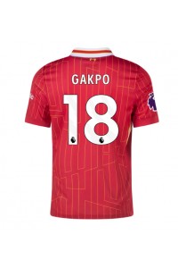 Liverpool Cody Gakpo #18 Voetbaltruitje Thuis tenue 2024-25 Korte Mouw